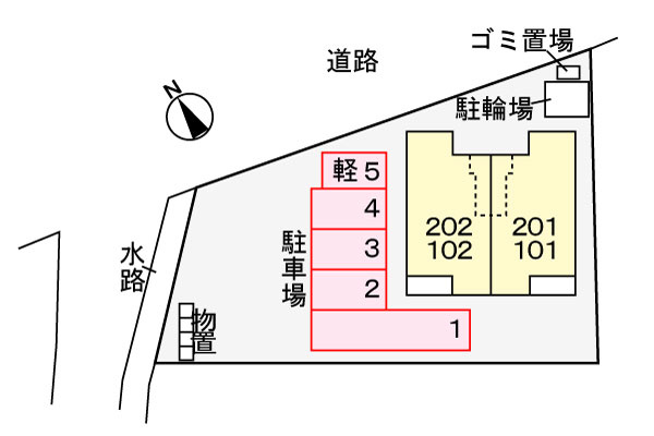 ブライトリーの駐車場|駐車場