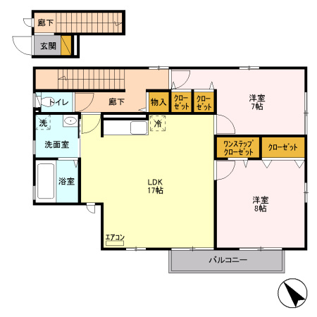 【間取り】 | サンノール多摩境B