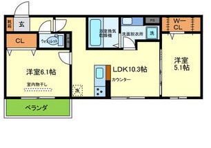 YKメゾン舞子台の間取り
