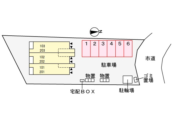 シャトーブランシェ　Ⅴの駐車場|駐車場
