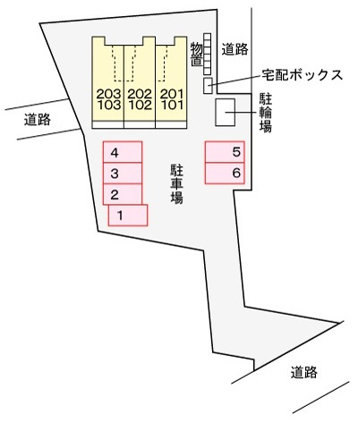ポポラーレの駐車場|駐車場