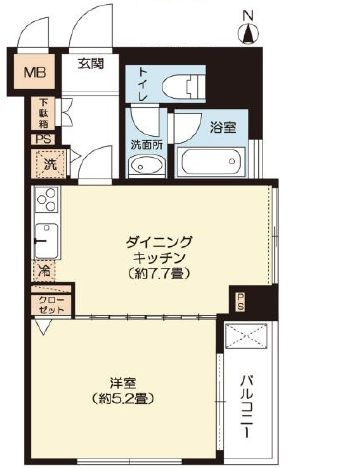デュオスカーラ田原町の間取り