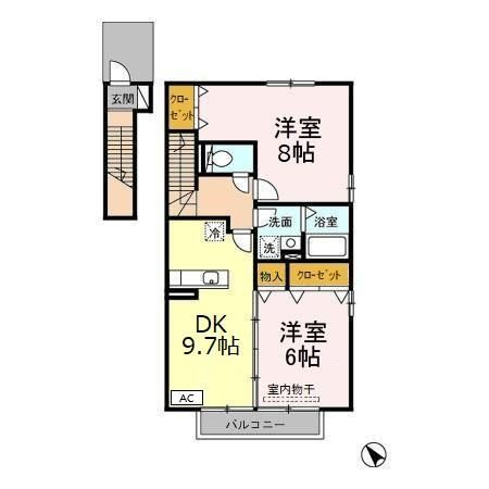 アミティ加茂川の間取り