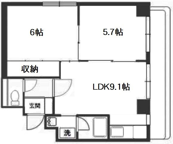 【間取り】 | Pratique明大前（プラティーク明大前） 