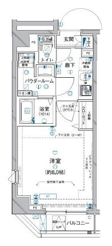 ARTESSIMOSTELLAの間取り|間取りです。