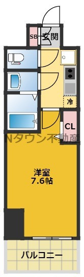 【間取り】 | プレサンス新栄リベラ | 使いやすい間取りです