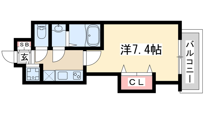 【間取り】 | ラグゼ江坂2