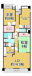 エンゼルハイム仁川北の間取り