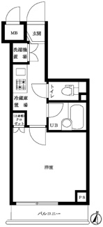 【間取り】 | ルーブル武蔵小杉弐番館