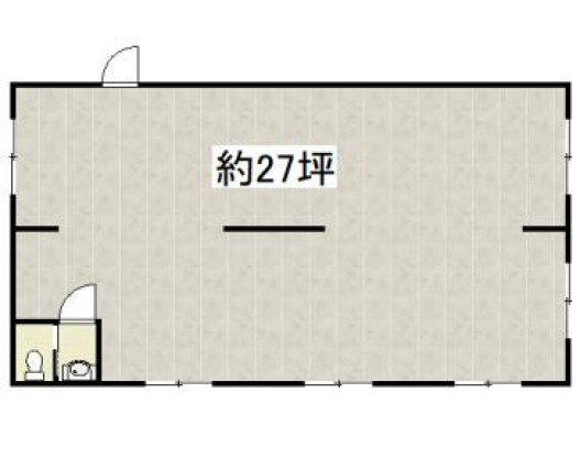 堺市北区百舌鳥梅町　貸店舗[物件番号：1067126] の間取り