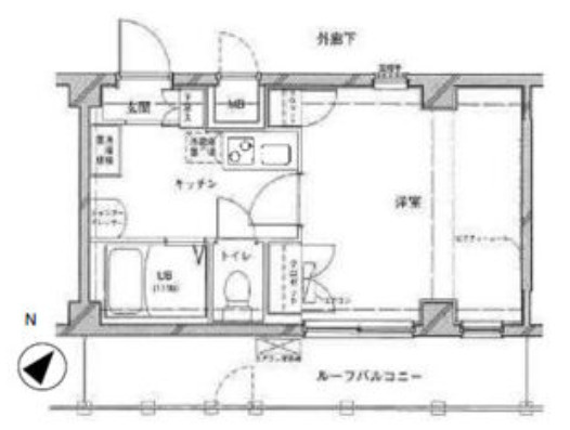 カテリーナ市ヶ谷の間取り|カテリーナ市ヶ谷
