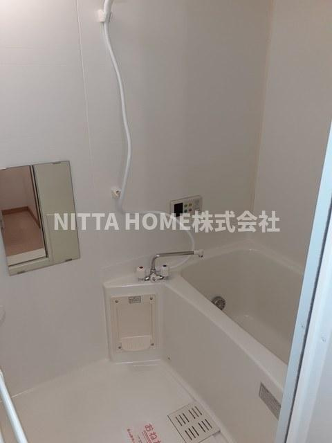 与謝郡与謝野町字石川のアパートの浴室|追い炊き機能・浴室乾燥機も設置済み◎