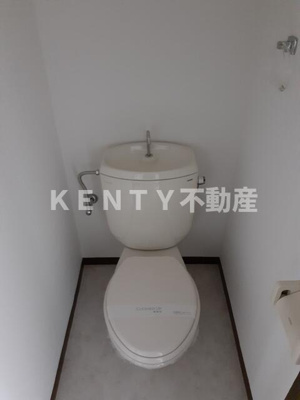 【トイレ】 | メゾネット西大井 | 清潔感のあるトイレです