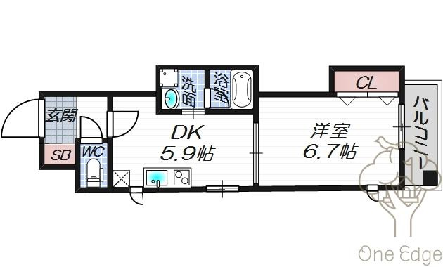 CLAIR TOWERの間取り