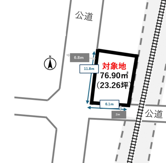 【区画図】 | 北区八景水谷1丁目
