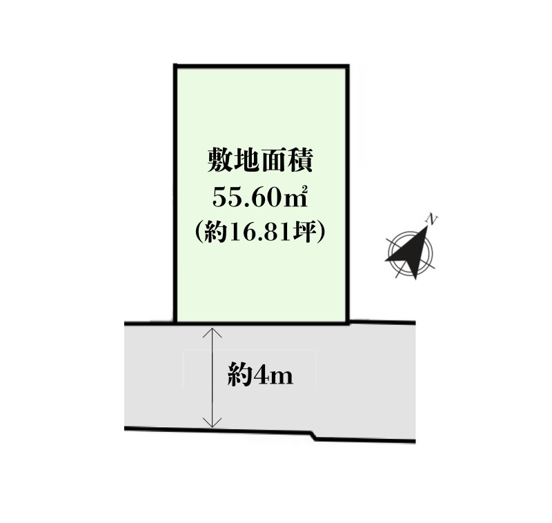 杉並区和泉１丁目の売地の区画図