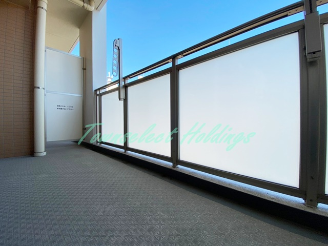藤沢市南藤沢の賃貸マンションのバルコニー