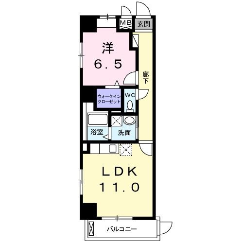 グランスイート新横浜Ⅱの間取り