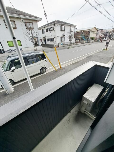 ガーデンヒルズ流山のバルコニー