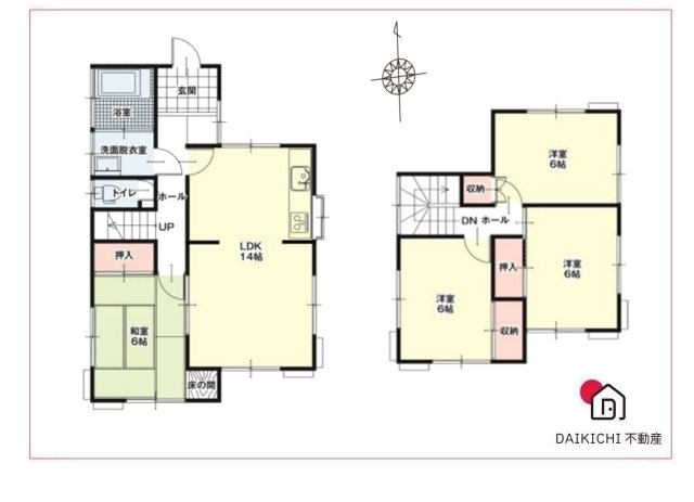 【間取り】 | 熊谷市江波　　中古戸建