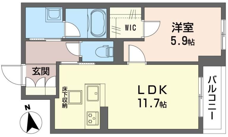 ソルテ津田沼の間取り