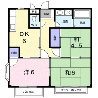 【間取り】 | ビレッジツカサＡ