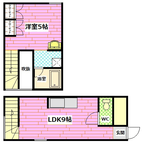 メゾ　プラリネの間取り