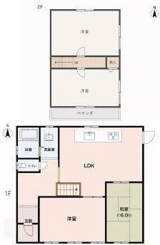 別所町別所戸建の間取り