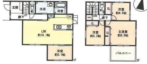 三木市志染町青山５丁目の間取り
