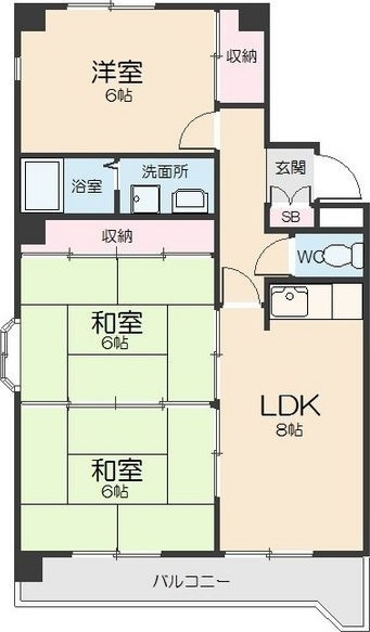 山田ビルの間取り