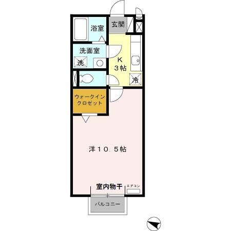 サニーヒル塚の台の間取り
