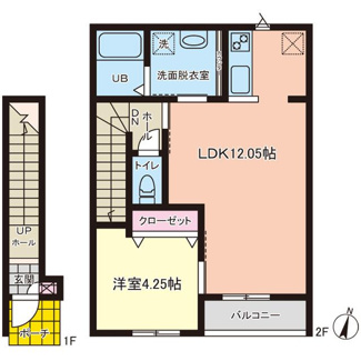 【間取り】 | コンフィデンス白岡A | 間取りです。