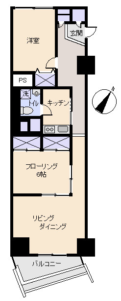 プラザ伊豆山の間取り