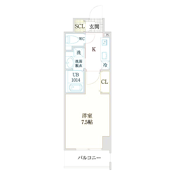 プレイズシード浅間町の間取り