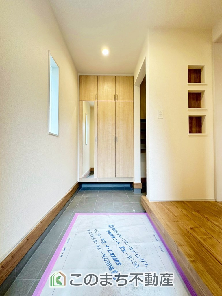 ブルーミングガーデン宇都宮市桜1丁目の設備|モニタ付きインターホンで防犯面もしっかり安心♪