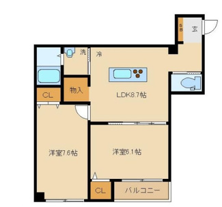 【間取り】 | 第７５シンエイビル | 間取りです。