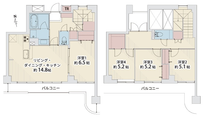レックスハイツ東照宮の間取り
