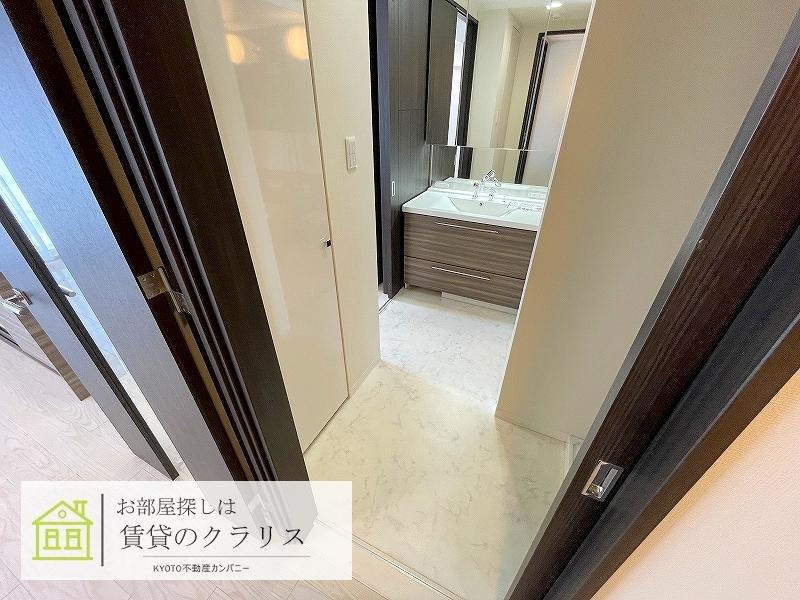 パデシオン京都七条ミッドパークの洗面所