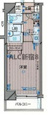 パークウェル代々木の間取り