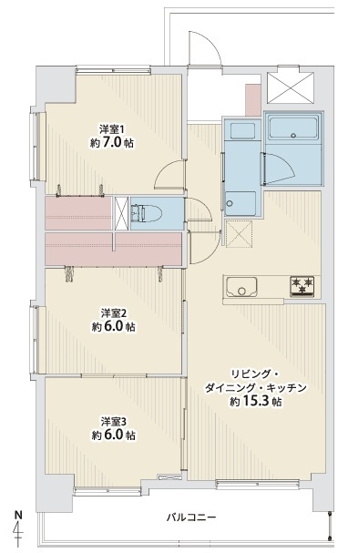 プライムエステート泉中央の間取り