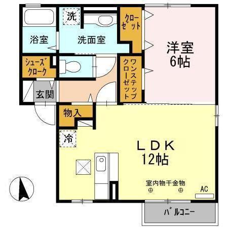 ラヴァンドパンセBの間取り