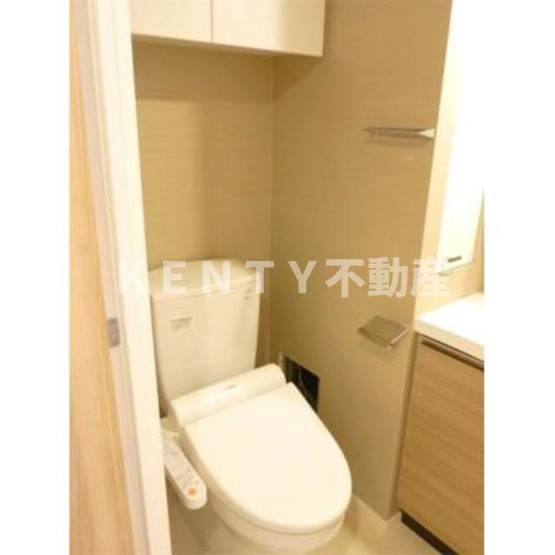 【トイレ】 | パークアクシス蒲田ステーションゲート | 落ち着いた色調のトイレです