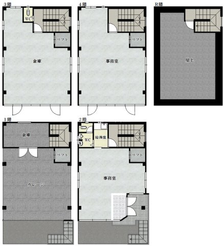 西淀川区姫島６丁目ビルの間取り