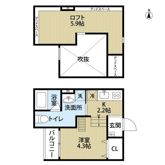 【間取り】 | Attic堺