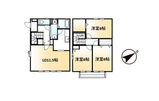 【間取り】 | エコライフタウン本庄 | 3LDK