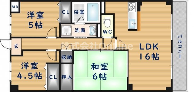 【間取り】 | レジェーロ永和