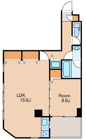 杉並区高円寺南４丁目の賃貸マンションの間取り