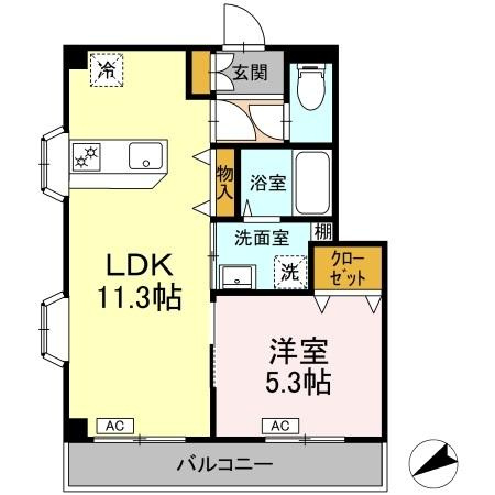 【間取り】 | サンセットヒルズ壱番館