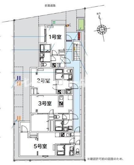 つばめハウス市川の区画図