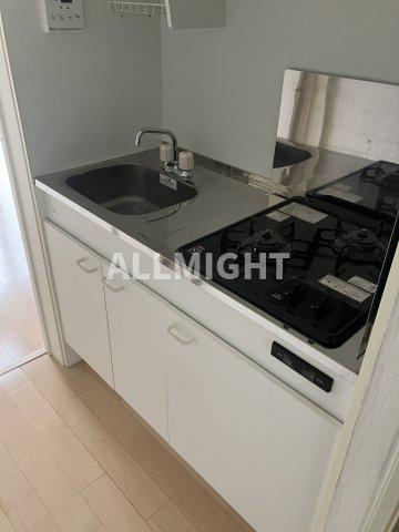 川崎市多摩区栗谷３丁目のアパートのキッチン|★お部屋探しはオールマイト不動産までご相談下さい♪